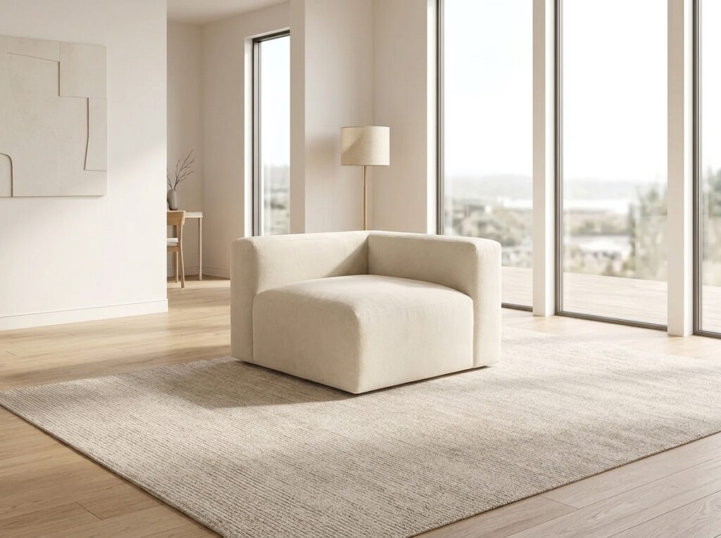BOBBY CORNER CHAIR (CUSTOM)
