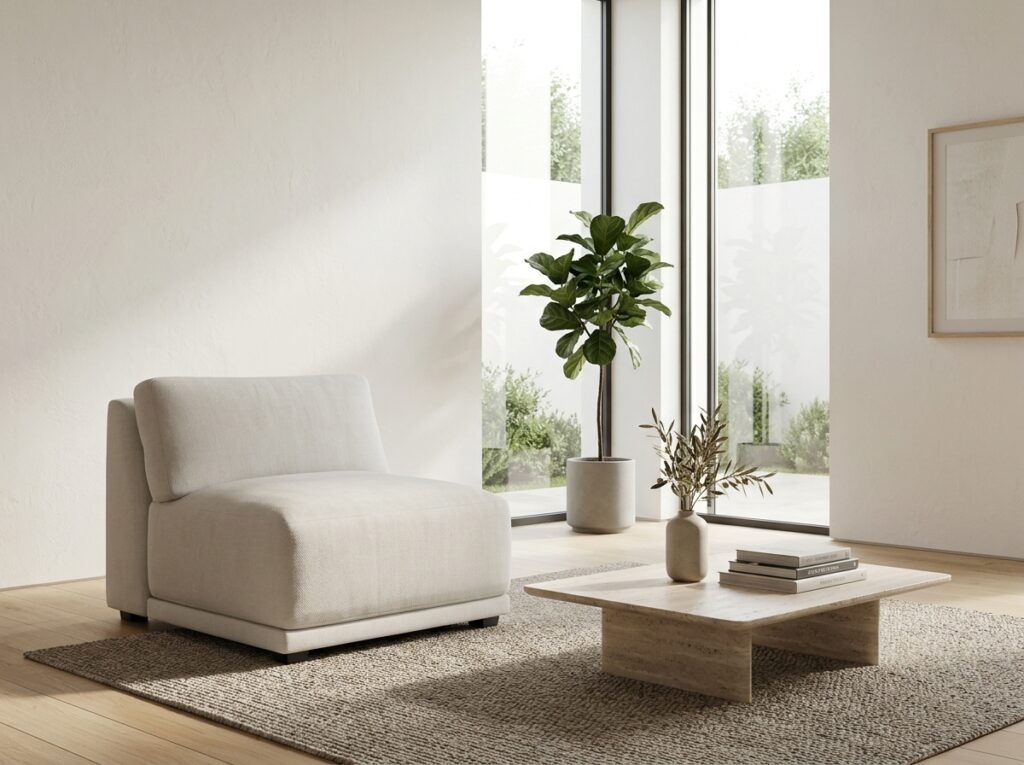 DIANE ARMLESS CHAIR (CUSTOM)