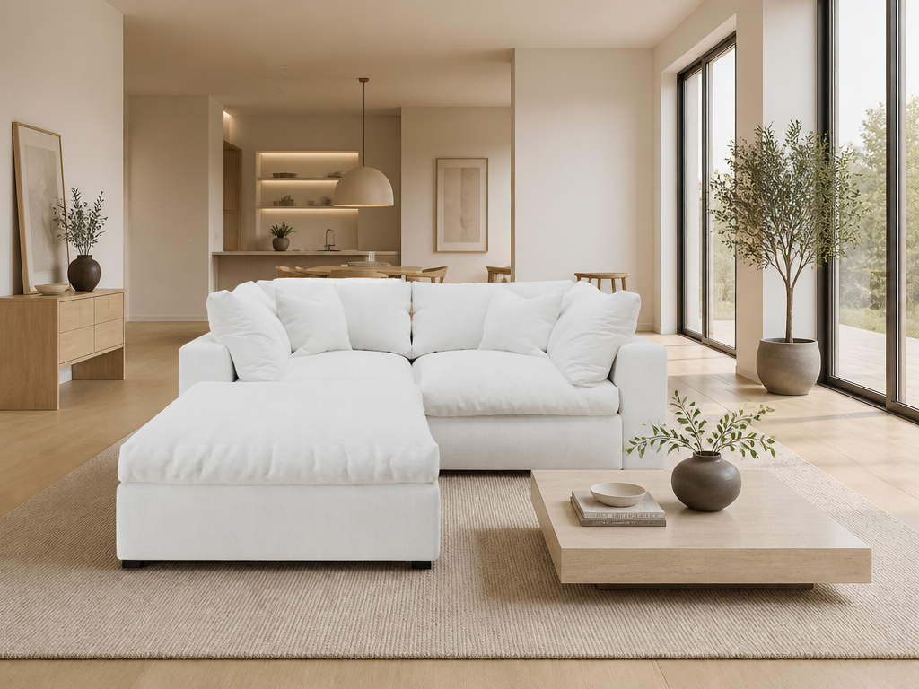NIMBUS MODULAR LOVESEAT & OTTOMAN (CUSTOM)