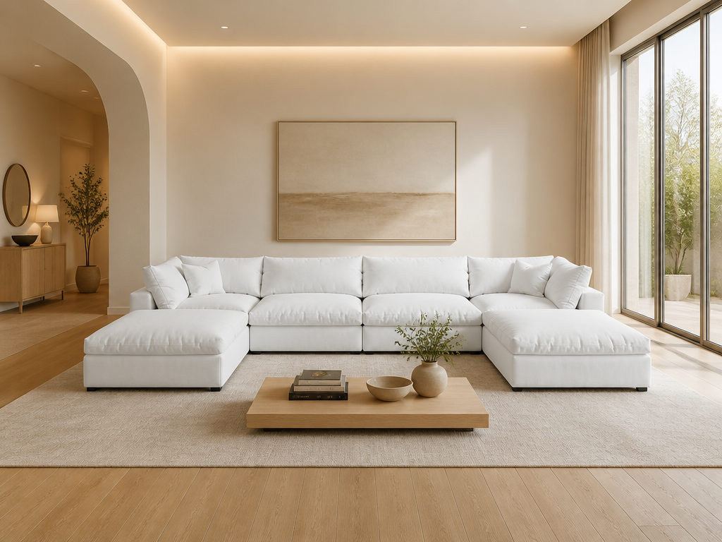 NIMBUS MODULAR SECTIONAL & OTTOMAN (CUSTOM)