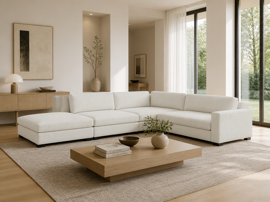 PALOMA 2 X 2 SECTIONAL & OTTOMAN (CUSTOM)