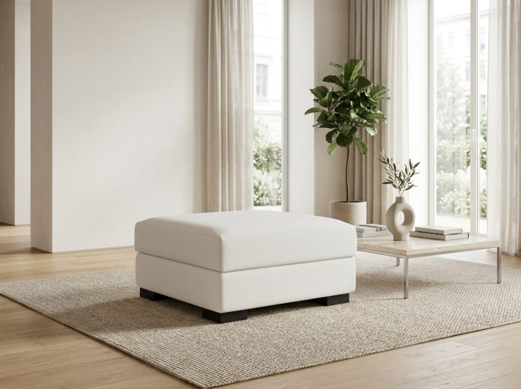 STANTON II SQUARE STORAGE OTTOMAN (CUSTOM)
